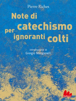 cover image of Note di catechismo per ignoranti colti